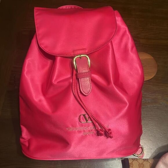 VALENTINO GARVANI SPORT PINK NYLON BACKPACK main image 8